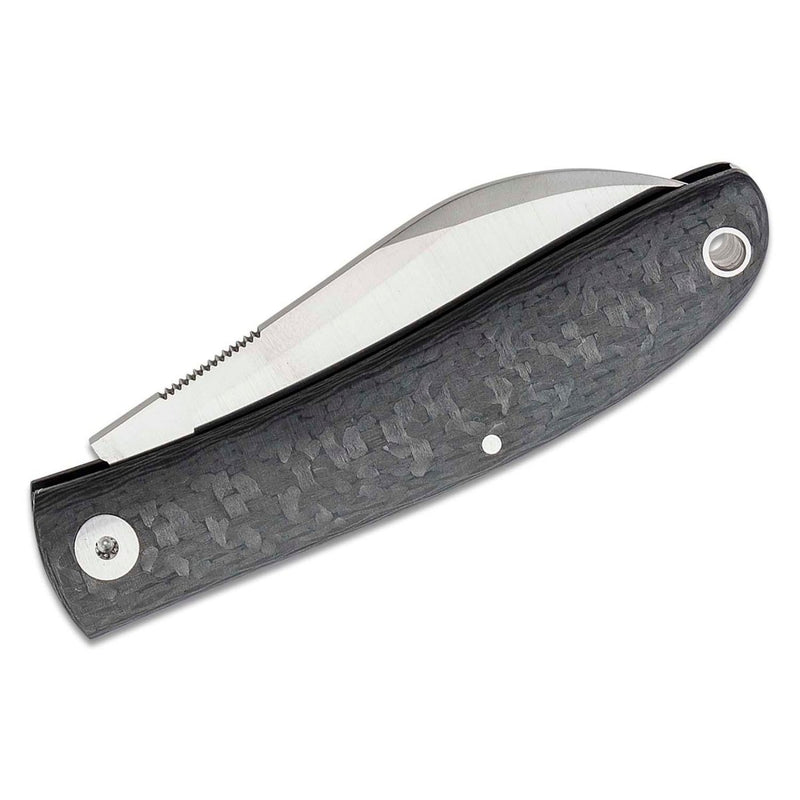Fox Knives LIVRI Pocket knife folding Sheepsfoot shape 61 HRC M390 steel carbon - GoMilitar