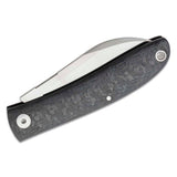 Fox Knives LIVRI Couteau de poche pliant forme Pied de Mouton 61 HRC M390 acier carbone