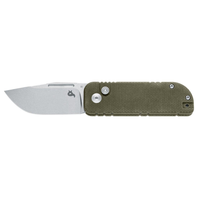 Fox Knives NU - BOWIE BF - 758 MI Folding Pocket Knife Stainless Steel D2 Blade - GoMilitar