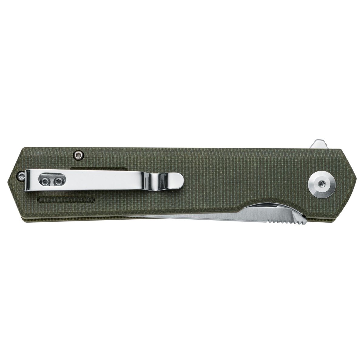 Fox Knives REVOLVER BF-740 OD couteau de poche pliant en acier inoxydable D2 Micarta