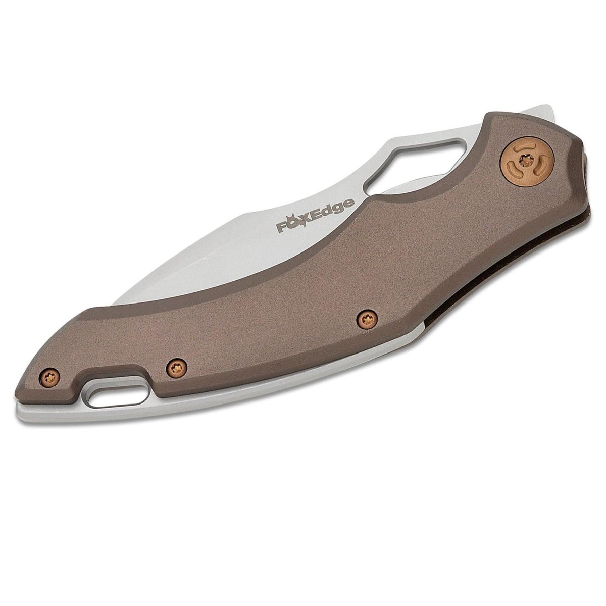 Fox Knives SPARROW Couteau de poche pliant Drop Point Acier inoxydable 9Cr13
