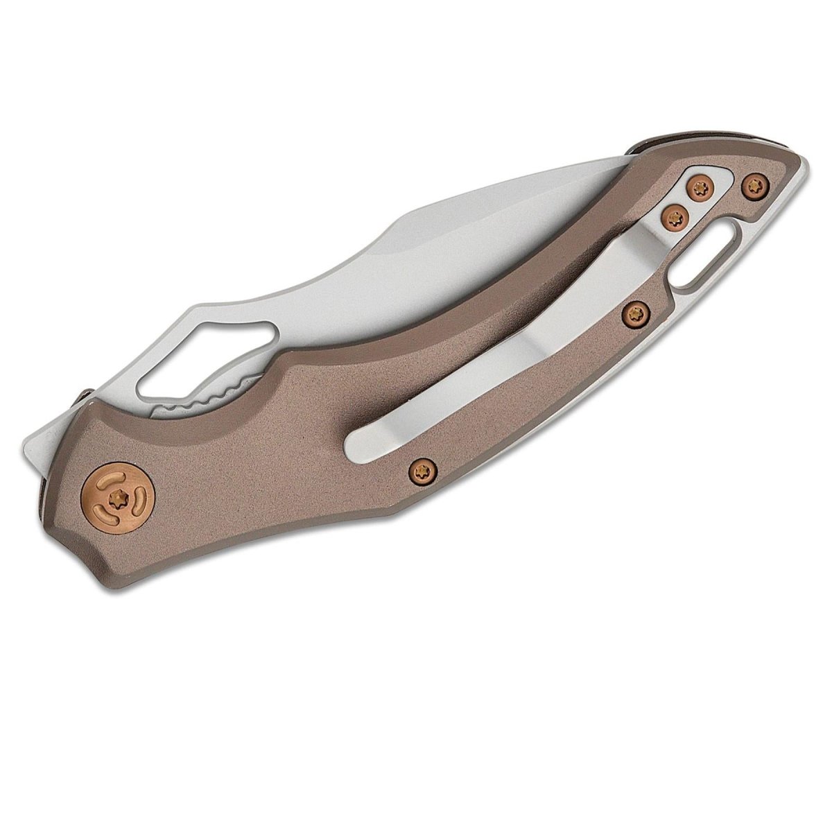 Fox Knives SPARROW Couteau de poche pliant Drop Point Acier inoxydable 9Cr13