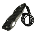 Fox Knives Tactical BF-105T couteau tactique pliant lame en acier inoxydable revêtue de titane noir