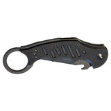 Fox Knives THE DART Tanto Couteau de poche Acier inoxydable N690Co Noir idroglider