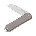 Fox Knives VULPIS couteau de poche pliant Drop Point acier inoxydable M390 gris