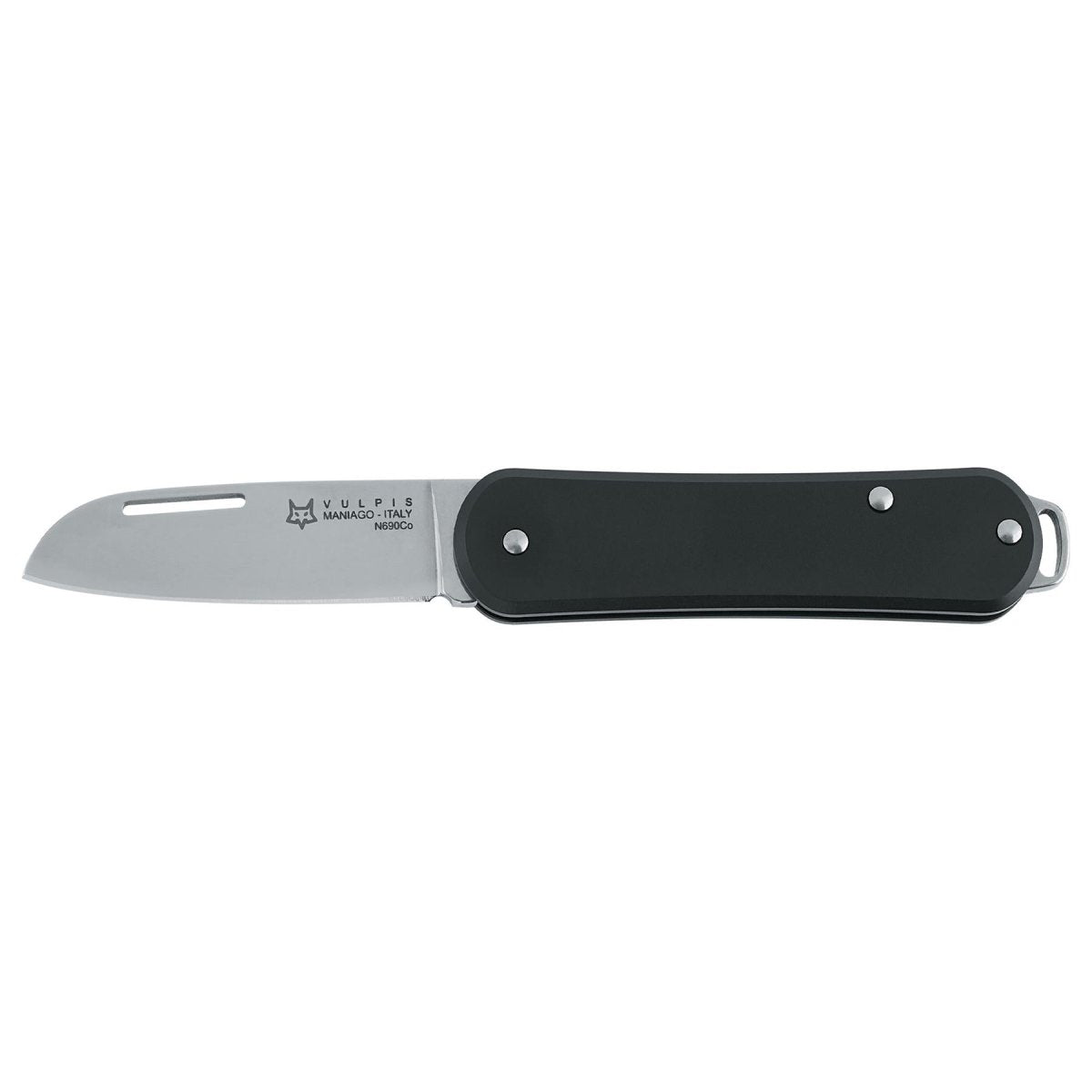 Fox Knives VULPIS FX-VP108 BK couteau de poche pliant en acier inoxydable N690Co noir
