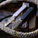 Fox Knives VULPIS FX - VP108 CF Pocket Knife M390 Steel Carbon Fiber Handle - GoMilitar