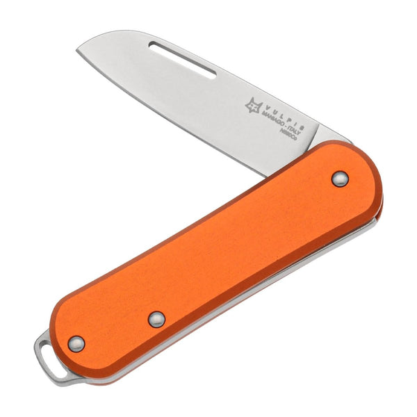Fox Knives VULPIS FX - VP108 OR Folding Pocket Knife Stainless Steel N690Co Orange - GoMilitar