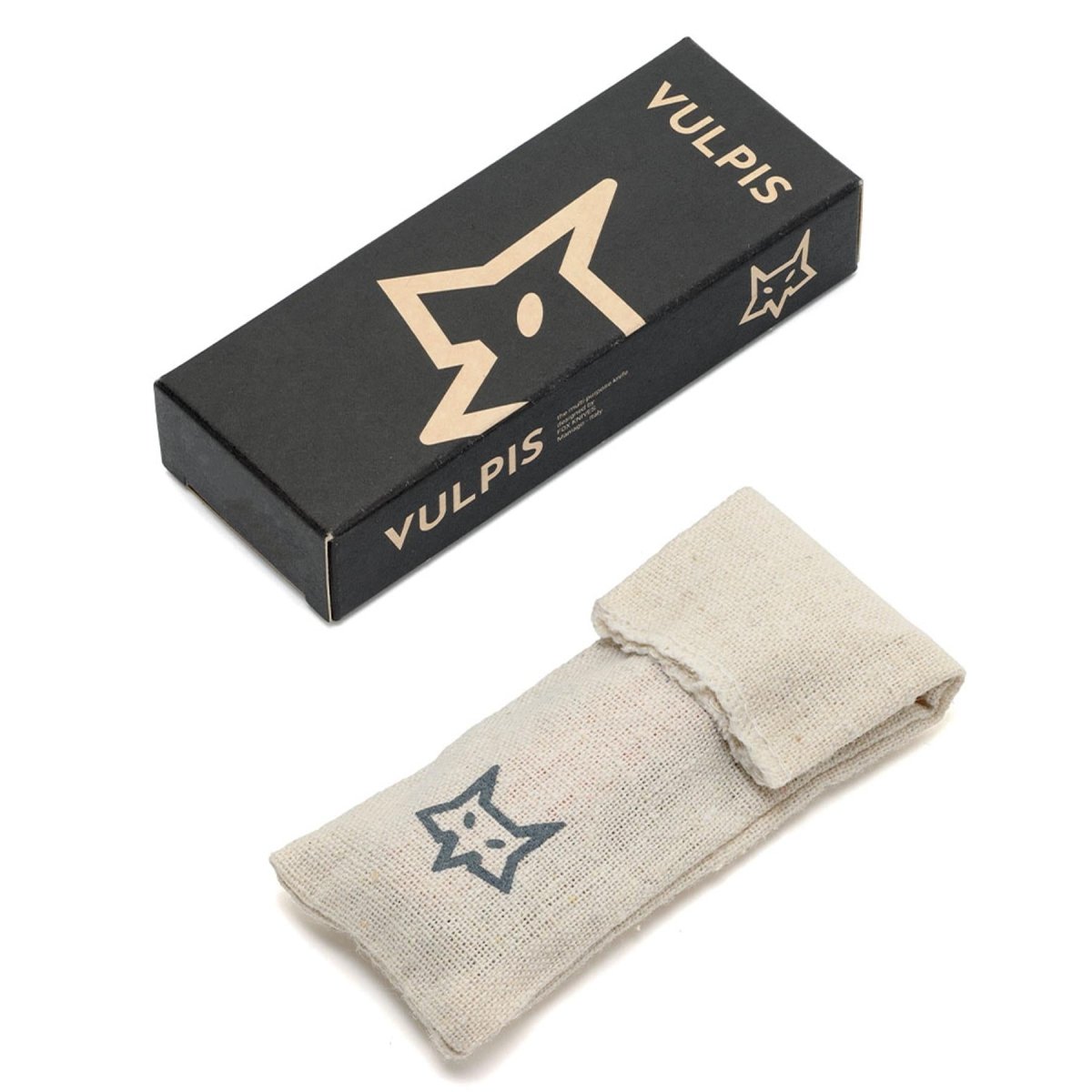 Fox Knives VULPIS FX-VP108 SB Couteau de poche pliant en acier inoxydable N690Co Bleu