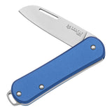 Fox Knives VULPIS FX-VP108 SB Couteau de poche pliant en acier inoxydable N690Co Bleu