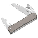 Fox Knives VULPIS FX-VP130-3 TI Multi Tool Pocket Knife Stainless Steel M390 - GoMilitar