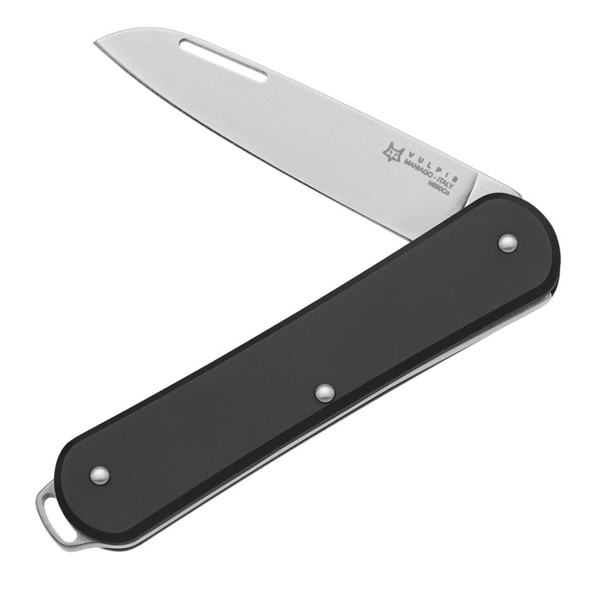 Fox Knives VULPIS FX-VP130 BK couteau de poche pliant en acier inoxydable N690Co noir