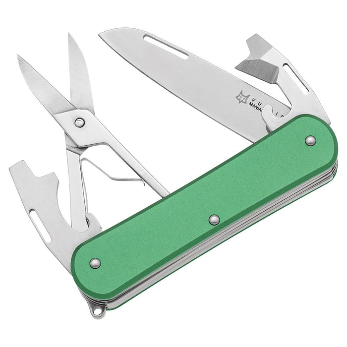 Fox Knives VULPIS FX-VP130-F4 OD Couteau de poche multi-outils Lame en acier N690Co - GoMilitar