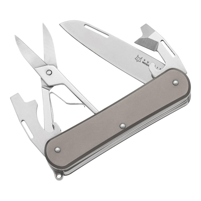 Fox Knives VULPIS FX-VP130-F4 TI Couteau de poche multi-outils en acier inoxydable M390 - GoMilitar