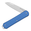 Fox Knives VULPIS FX-VP130 SB Couteau de poche pliant en acier inoxydable N690Co Bleu