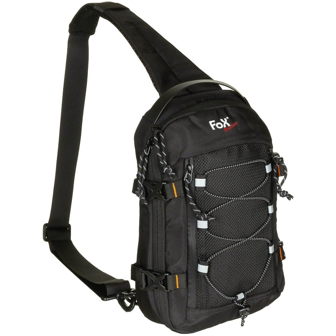 Fox Outdoor Compact Sling Sac à bandoulière 5L Sangle rembourrée Polyester Noir