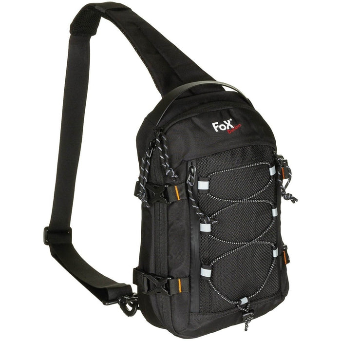 Sac à bandoulière Fox Outdoor Compact Sling 5L Sangle rembourrée Polyester Noir - GoMilitar