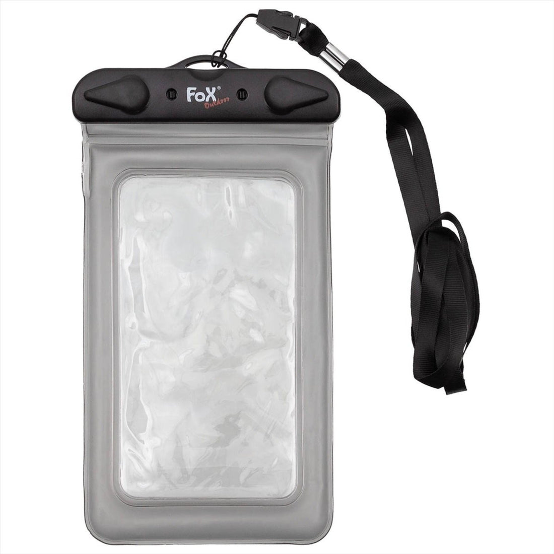 Smartphone extérieur Fox Sac transparent poussière de fermeture étanche serrée noir