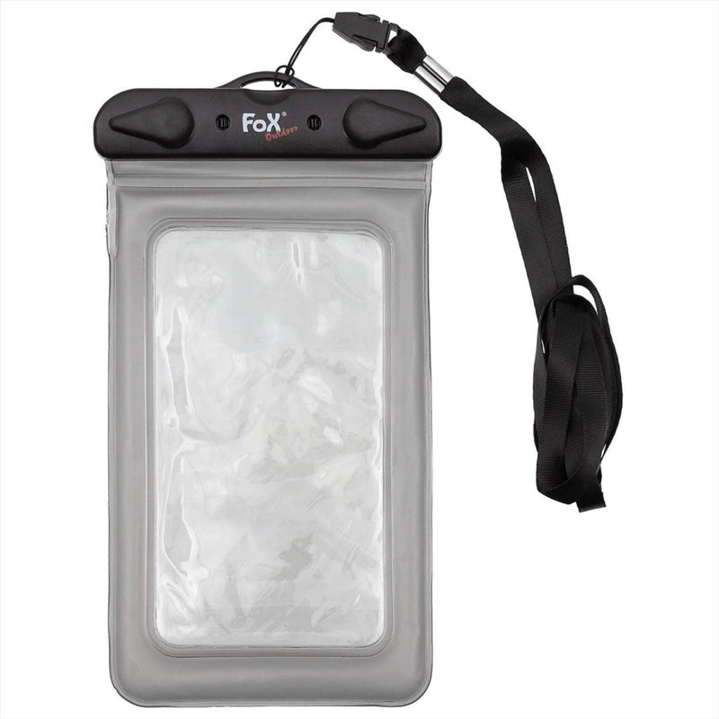 Smartphone extérieur Fox Sac transparent poussière de fermeture étanche serrée noir