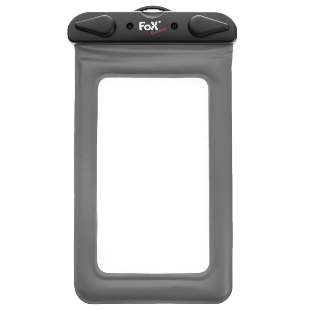 Smartphone extérieur Fox Sac transparent poussière de fermeture étanche serrée noir