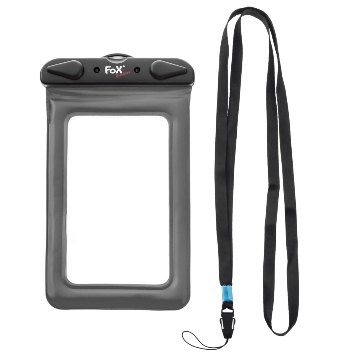 Smartphone extérieur Fox Sac transparent poussière de fermeture étanche serrée noir