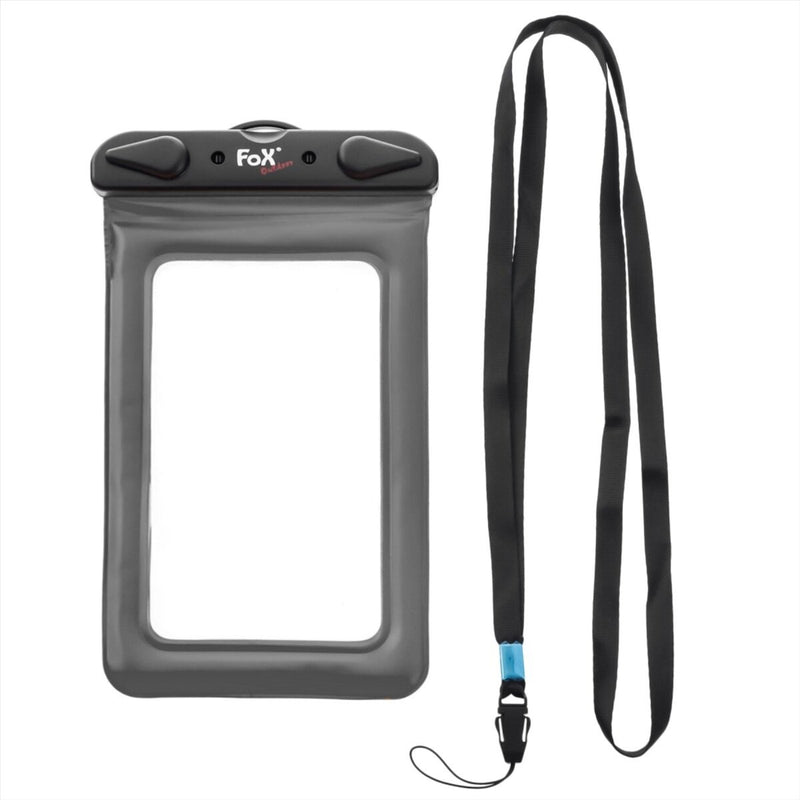 Smartphone extérieur Fox Sac transparent poussière de fermeture étanche serrée noir