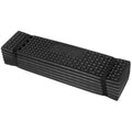 FoX Tapis de couchage thermique extérieur pliable et léger, tapis de camping noir