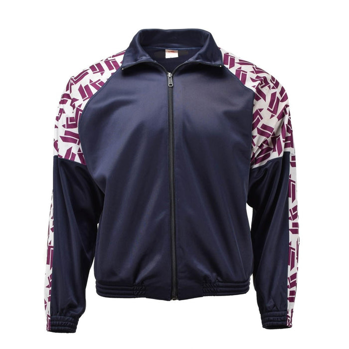 Veste de sport école militaire française années 90 rétro vintage rayé randonnée sportswear - GoMilitar