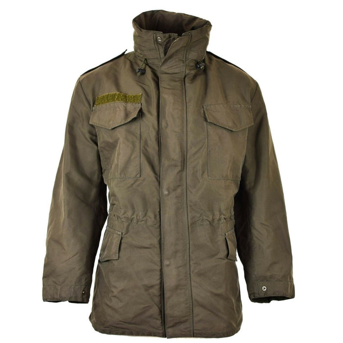 Véritable veste de combat M65 de l'armée autrichienne GoreTex militaire olive Parka imperméable - GoMilitar