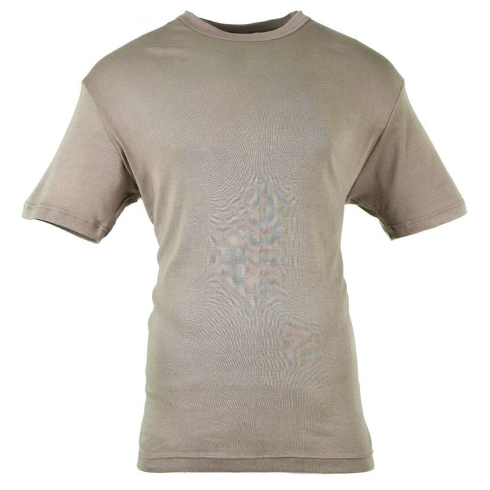 Véritable T-shirt en coton à manches courtes de l'armée autrichienne de couleur kaki, chemise militaire légère et respirante neuve.