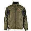 Veste de survêtement d'entraînement authentique de l'armée autrichienne Sports Vintage OD Green