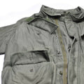 Véritable veste de campagne de l'armée belge M64 parka militaire imperméable en coton Olive OD