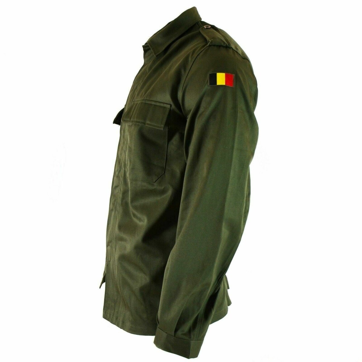 Véritable veste de campagne militaire belge BDU chemise olive militaire combat NEUF