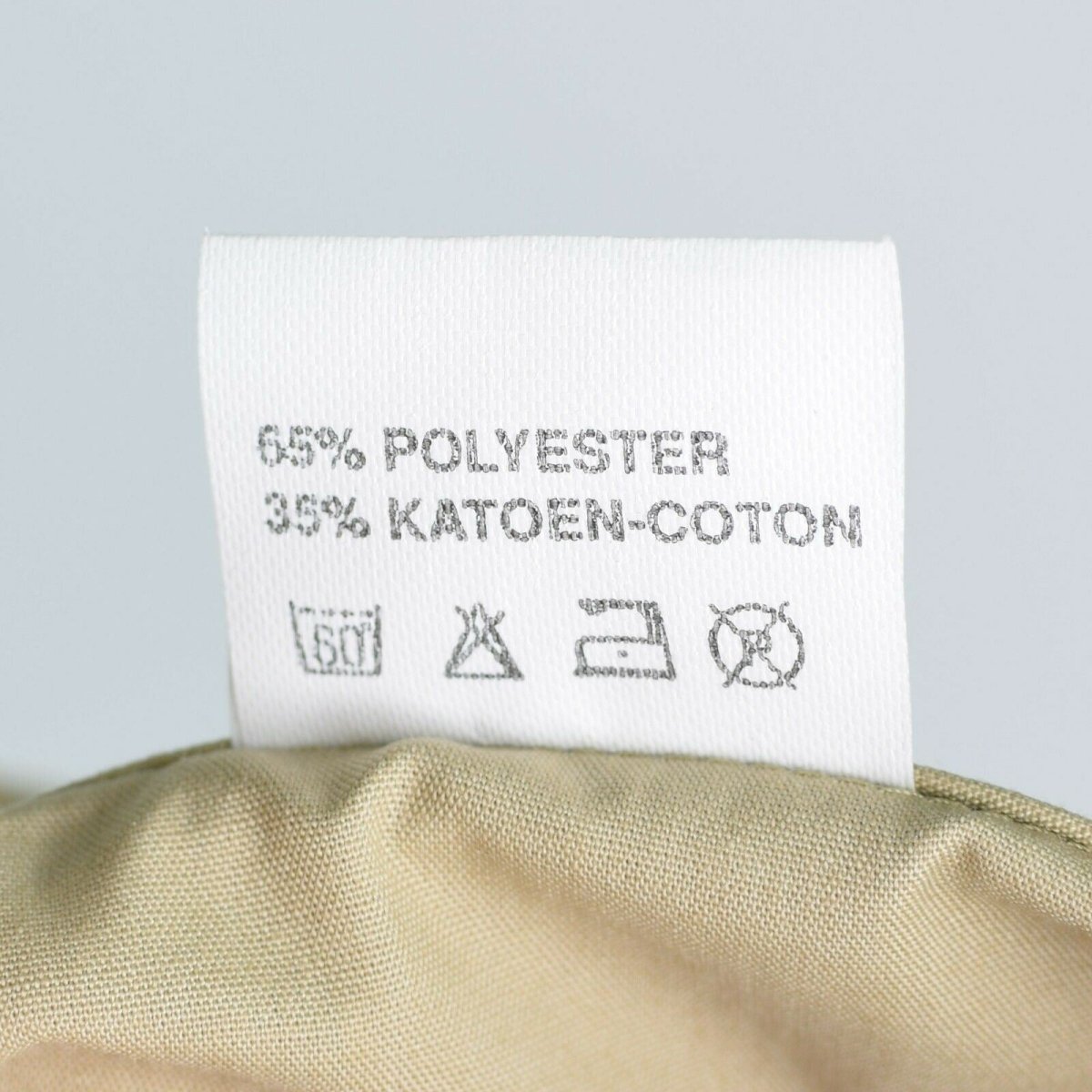 Véritable chemise de l'armée belge fatigue surplus chino kaki militaire manches longues NEUF