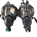 Belgium military vintage full face gas mask resporator
