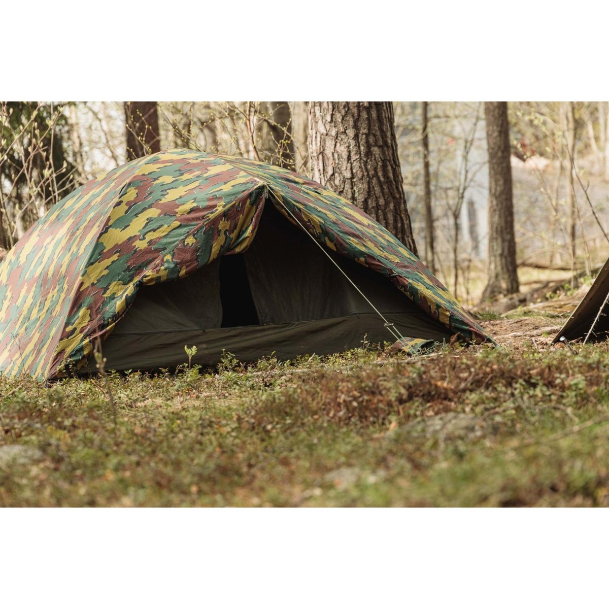Tente militaire belge authentique pour deux personnes, imperméable, ripstop, jigsaw tabernacle
