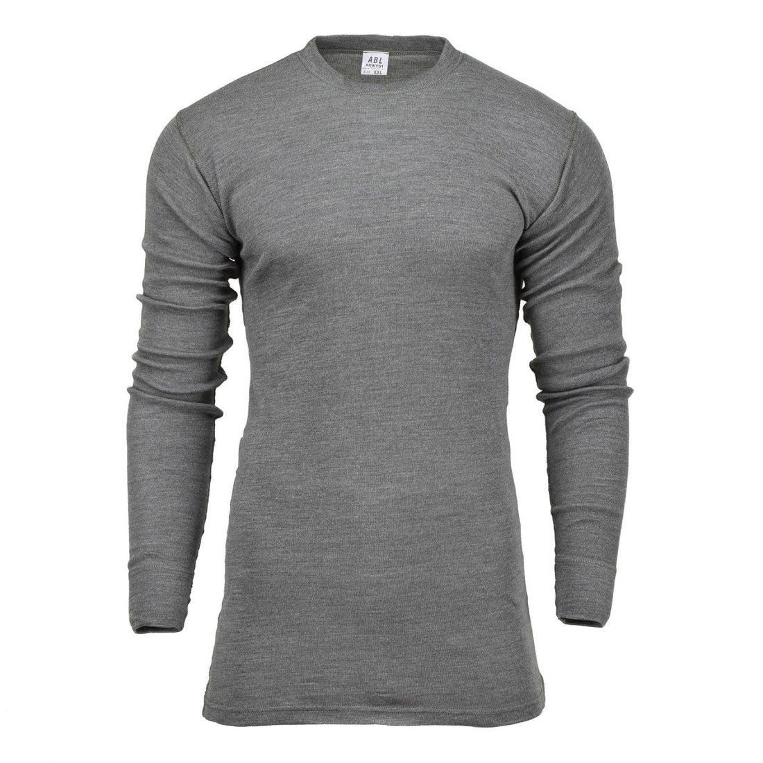 Authentique maillot de corps militaire belge en jersey thermique gris résistant aux flammes NEUF