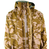 Véritable veste de combat de l'armée britannique camouflage désert MVP goretex imperméable pluie NEUF