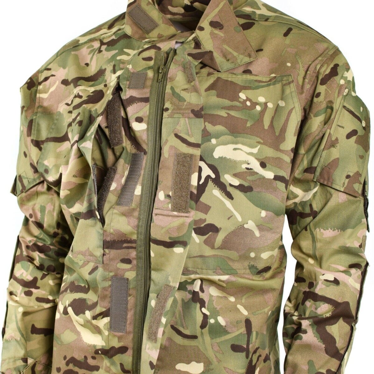 Véritable veste de combat de l'armée britannique MTP camouflage chemise de terrain militaire légère NEUF