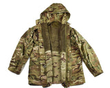 Veste de combat militaire MTP de l'armée britannique authentique, parka coupe-vent à capuche