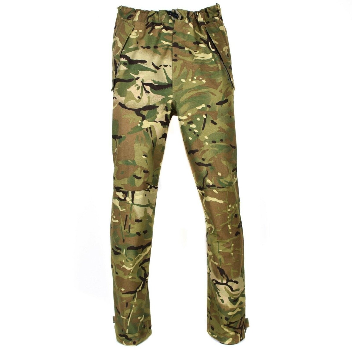 Pantalon de pluie camouflage MVP MTP de combat militaire de l'armée britannique authentique imperméable Goretex