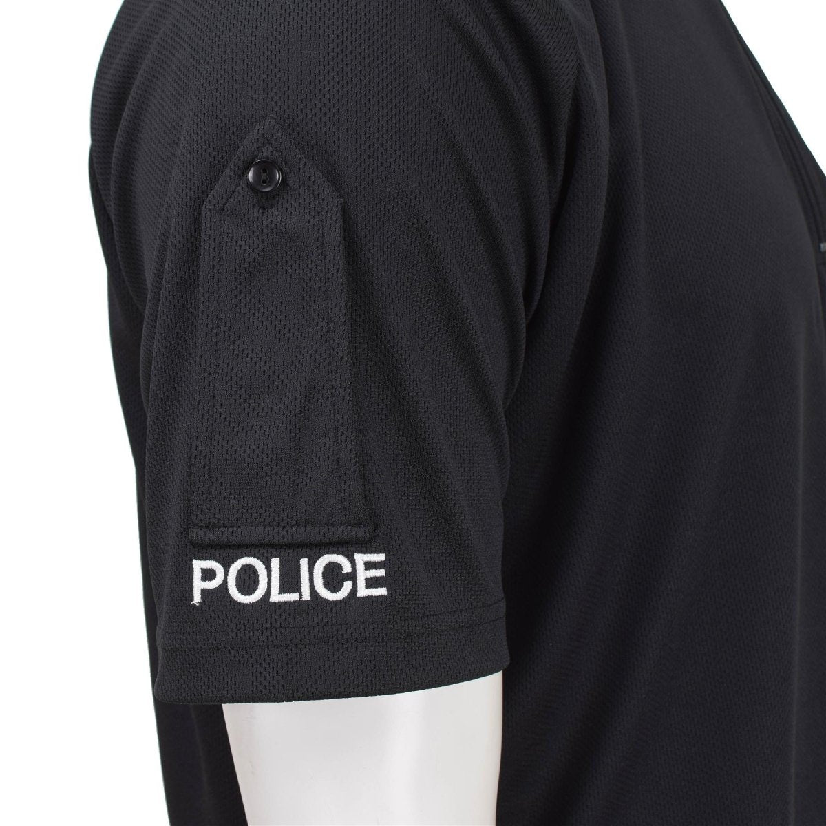 T-shirt fonctionnel authentique de la police britannique, vêtement de sport respirant, chemise noire NEUF
