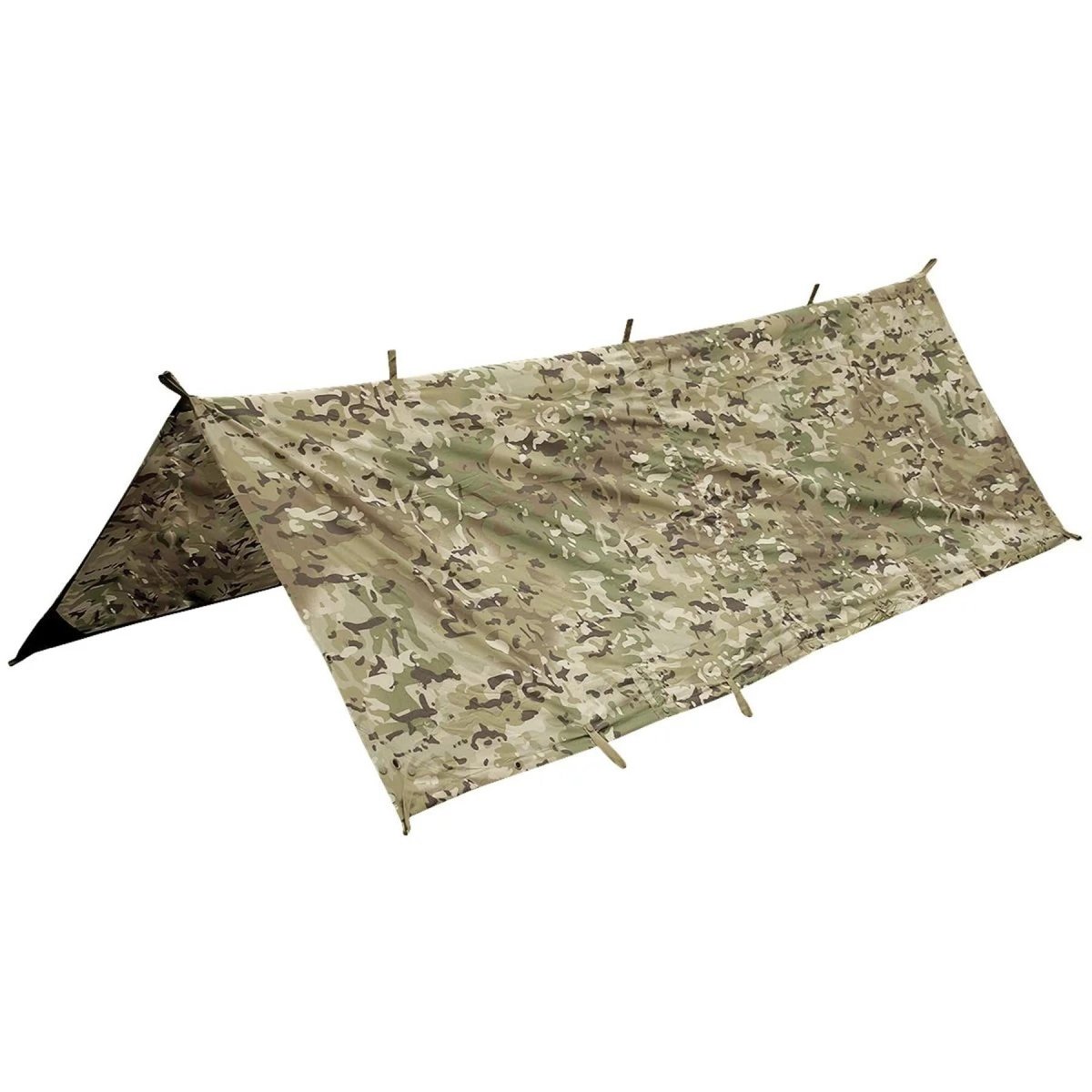 Véritable abri militaire britannique Basha Taurpaulin imperméable armée MTP camouflage