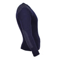 Pull-over en laine bleu militaire britannique authentique, pull commando