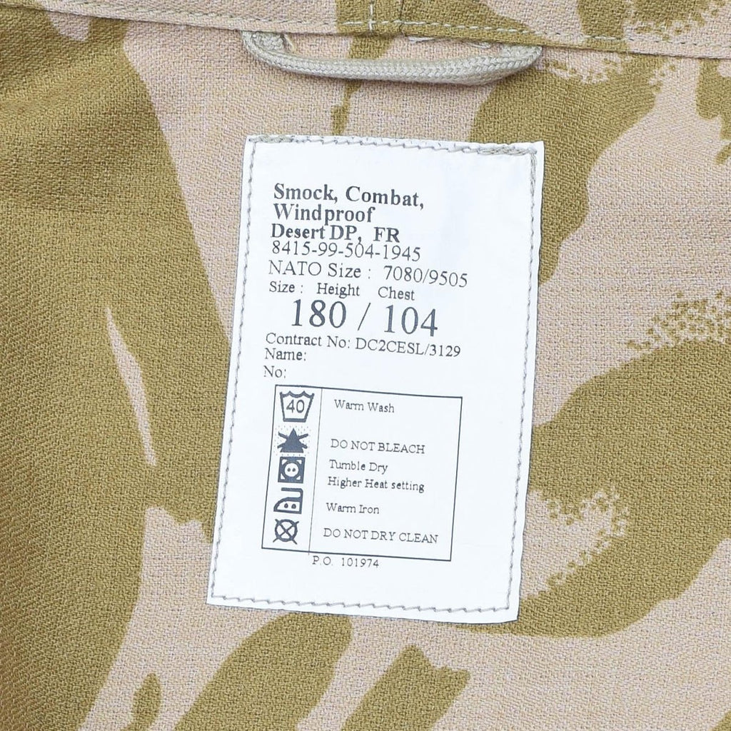 SMOCK COMBAT WINDPROOF Desert dp / parka Armée Anglaise camo dpm desert neuve EUR 59,00 SMOCK COMBAT WINDPROOF Desert dp / parka Armée Anglaise camo dpm desert neuve EUR 59,00