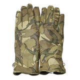 Gants de combat en cuir véritable britannique MK II Gants doublés chauds camouflage MTP