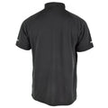 Véritable t-shirt de police britannique noir respirant et fonctionnel avec fermeture éclair sur le devant