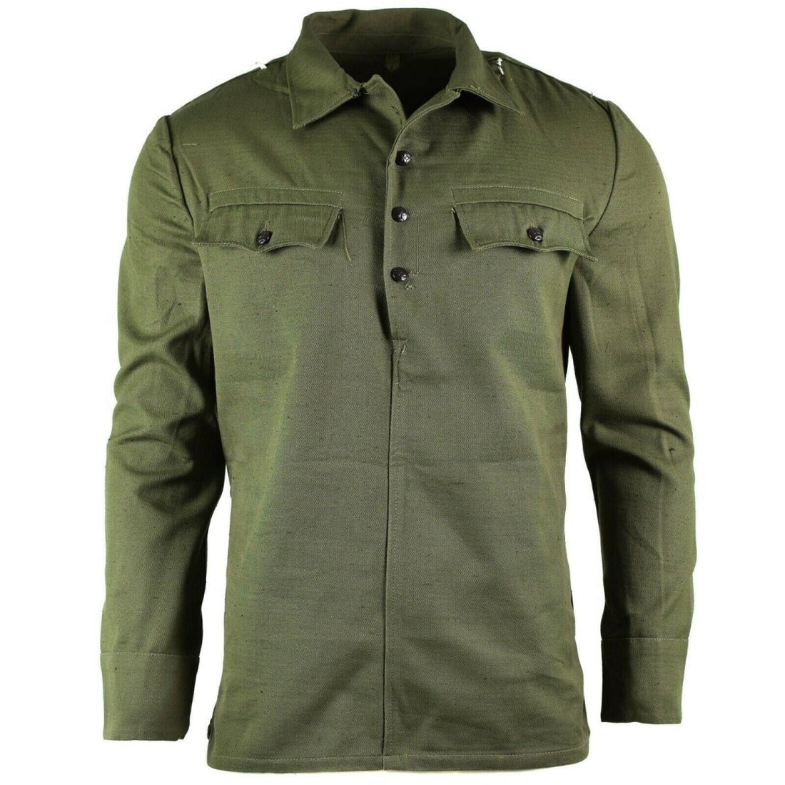 Véritable veste de terrain de l'armée bulgare militaire BDU olive OD chemise de combat militaire