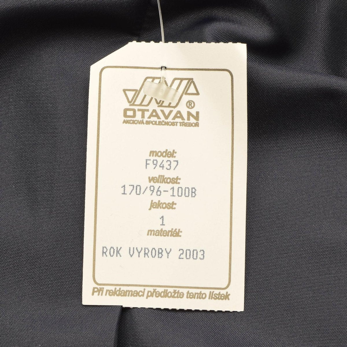 Véritable blouson bleu de l'armée tchèque, boutons argentés, veste militaire décontractée, NEUF