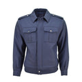 Véritable blouson bleu de l'armée tchèque, boutons argentés, veste militaire décontractée, NEUF
